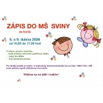 obrázek k článku: Zápis do MŠ Sviny